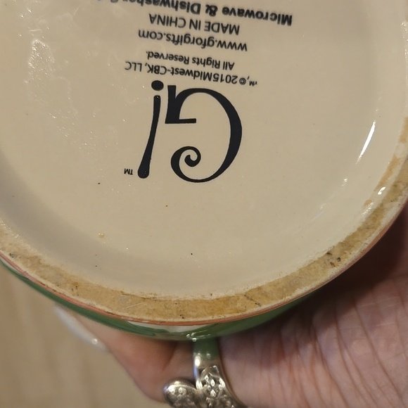 G! Pink/White Striped Alligator Mug - Picture 7 of 9